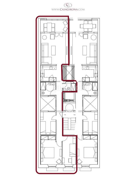 Foto 03a7727f-0022-4b7a-a51d-ddeae5f0cc51. Miete etagenwohnung mit heizung in Eixample Nord Girona
