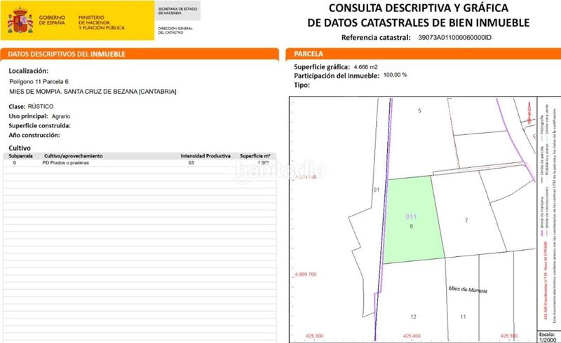 Foto de2cdf51-bfd8-415d-8e9c-240d76bfbf93. Finca rústica en mies de mompia en Bezana - Prezanes Santa Cruz de Bezana