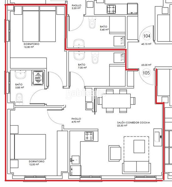 Foto 42e23398-d902-4a05-abba-7e8d85056295. Appartamento con riscaldamento parcheggio in Tapia de Casariego