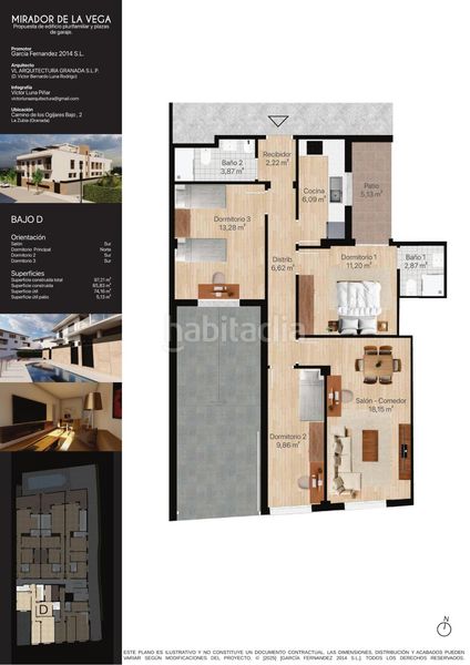 Foto e88350bf-9fb6-4b4b-8881-238bb3db2e25. Pis amb piscina a La Zubia Ciudad Zubia (La)