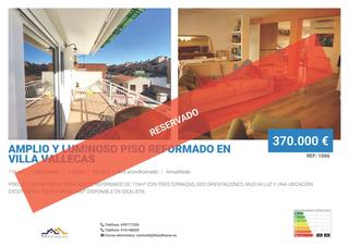 Pis  De la sierra vieja. Amplio y luminoso piso reformado en villa vallecas