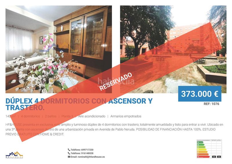 Foto 844b967e-9946-4c75-a4d7-f2af88a27b25. Piso dúplex 4 dormitorios con ascensor y trastero. en Madrid