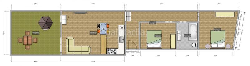Foto cace6d7e-8e5f-4139-8479-ffd8774f9c5a. Piso pis de 2 habitacions amb terrasa en Roda de Ter