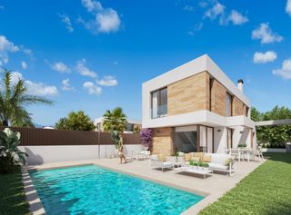 Chalet  Calle rosa del campo satue. Villas de 280 m2 con piscina privada en mutxamel a 15 min de la