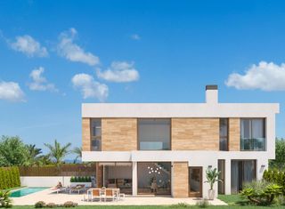 Chalet  Calle rosa del campo satue. Villas de 280 m2 con piscina privada en mutxamel a 15 min de la