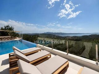 Alquiler Chalet en Sant Antoni de Portmany. Villa panoramic sunset view  5 habitaciones  cala salada