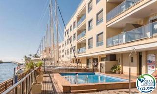 Appartement  Cavall de mar 25. Apartamento de dos dormitorios con amarre y vista al canal