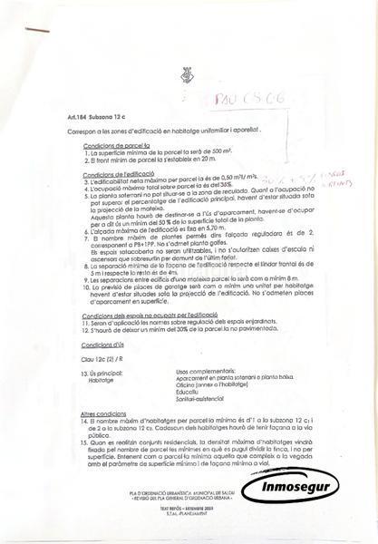 Foto ded5310f-ca8a-4b8f-8195-16bd34abf9d9. Wohngrundstück in carrer del llorer 38 in pla de maset - cap de Salou Salou