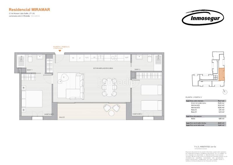 Foto 41962918-6477-4e7d-8a61-4989c6a3abe3. Appartamento 69m<sup>2</sup> in carrer de mossèn lluís batlle 27 in Vila-seca