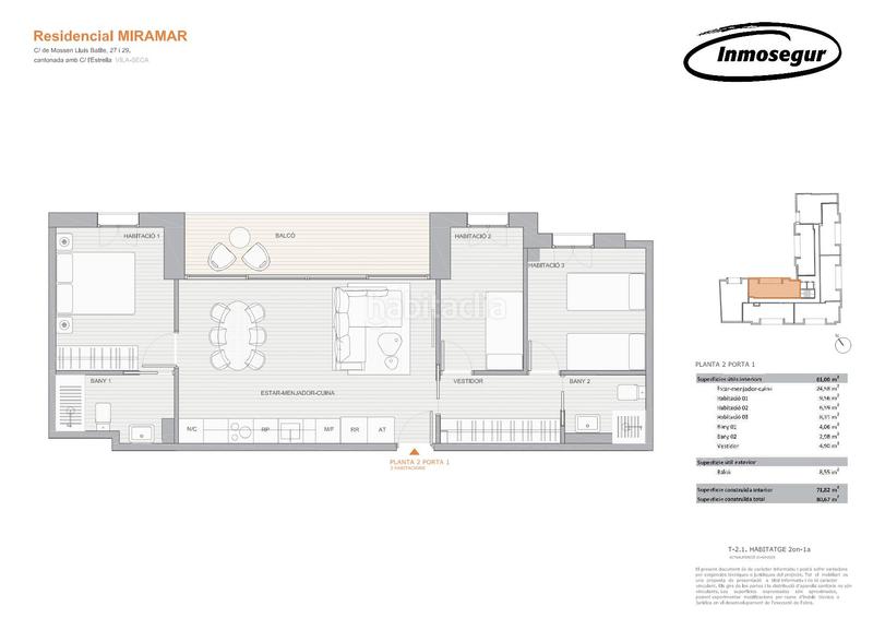 Foto 2880a5c0-3135-4b5a-9cde-e6497e0c39a5. Pis 71m<sup>2</sup> a carrer de mossèn lluís batlle 27 a Vila-seca poble Vila-seca