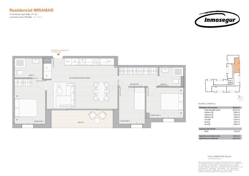Foto eab7d649-4e43-4e06-806d-c8f707994f77. Appartamento 73m<sup>2</sup> in carrer de mossèn lluís batlle 27 in Vila-seca