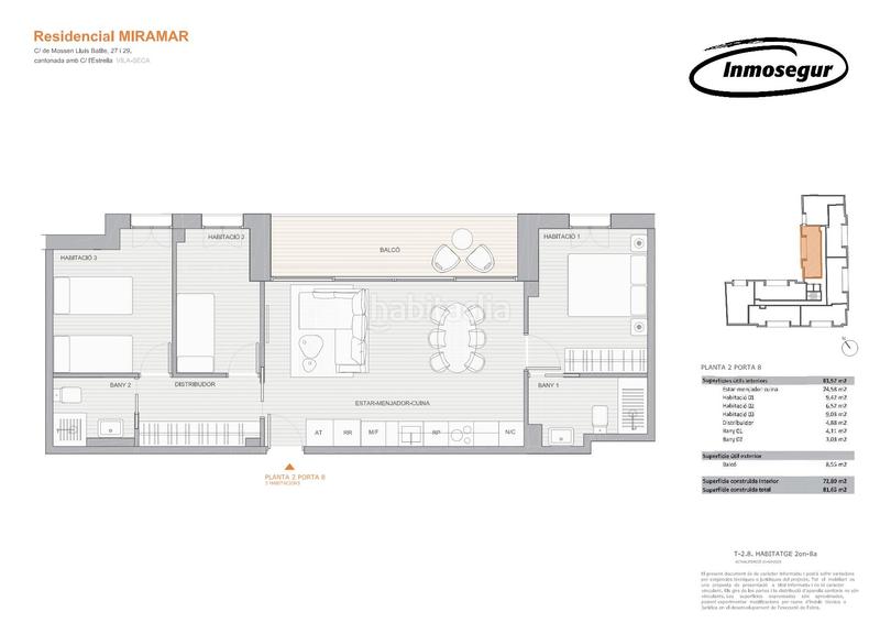Foto c979442d-eb3d-4735-88a9-b415fbfaf103. Flat 72m<sup>2</sup> in carrer de mossèn lluís batlle 27 in Vila-seca poble Vila-seca
