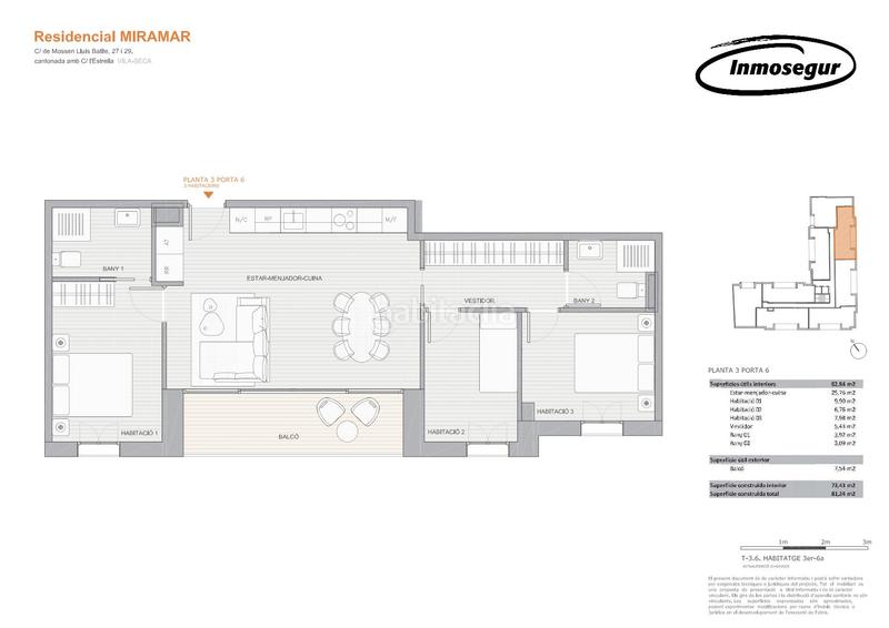 Foto 159aba25-66c2-4b94-b1e9-4b1d6cf0f545. Appartement 73m<sup>2</sup> dans carrer de mossèn lluís batlle 27 dans Vila-seca