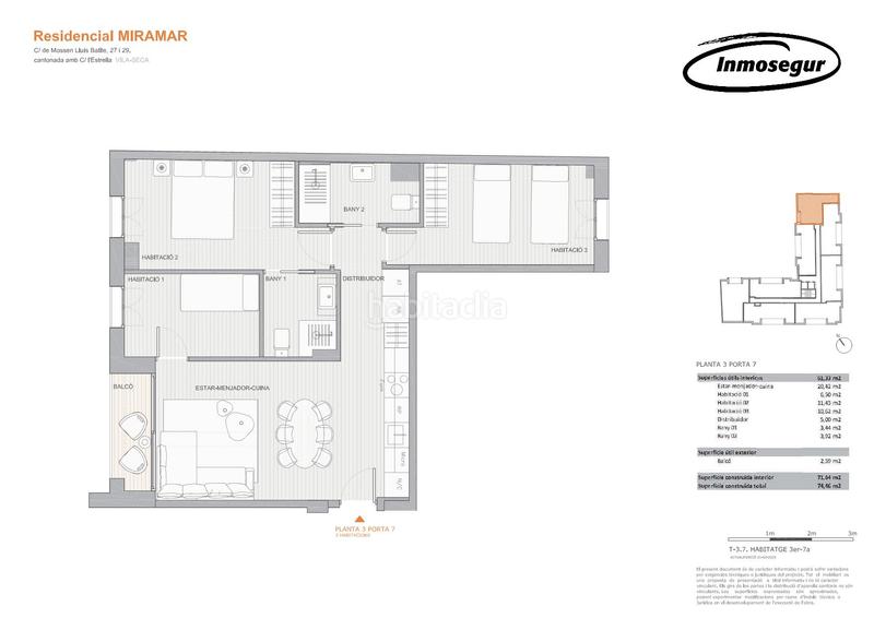 Foto 4e6867ba-7180-479a-b4fe-1c052d8b7fe7. Appartement 71m<sup>2</sup> dans carrer de mossèn lluís batlle 27 dans Vila-seca