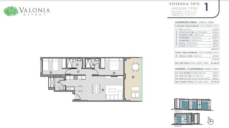 Foto 32e92cb0-e6b7-4a1d-ae78-8eccf7e0fdf4. Apartament amb calefacció aparcament piscina a Punta Prima Torrevieja