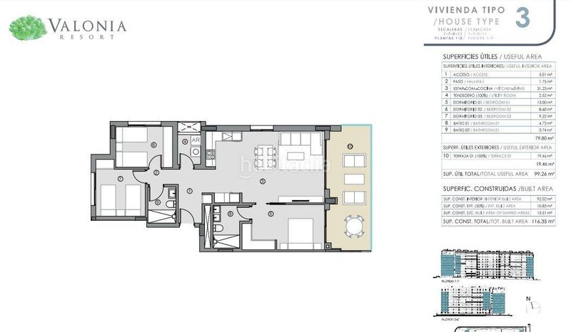 Foto ee725f66-d03d-4c5c-acbe-d093faf265d6. Apartament amb calefacció aparcament piscina a Punta Prima Torrevieja