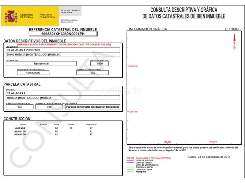 Foto b43d4aec-0186-43f0-aa92-d536736508f6. Gewerbliches grundstück in Monteagudo Murcia