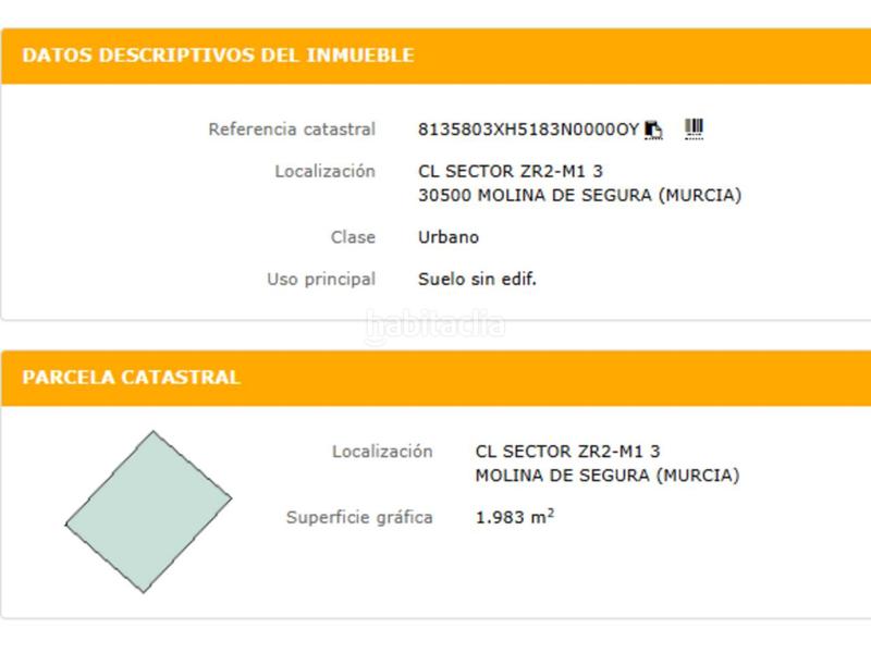 Foto 2ca1d27e-7ef7-407d-858a-db4fefe32cb6. Residential plot in San Miguel Molina de Segura