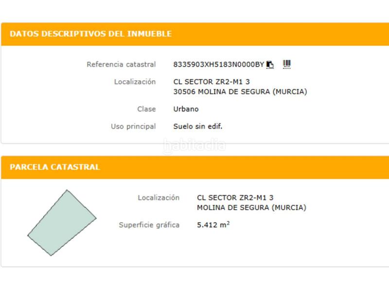 Foto f8f5c942-1c5d-4003-9186-ddfb1fdf73a3. Residential plot in San Miguel Molina de Segura