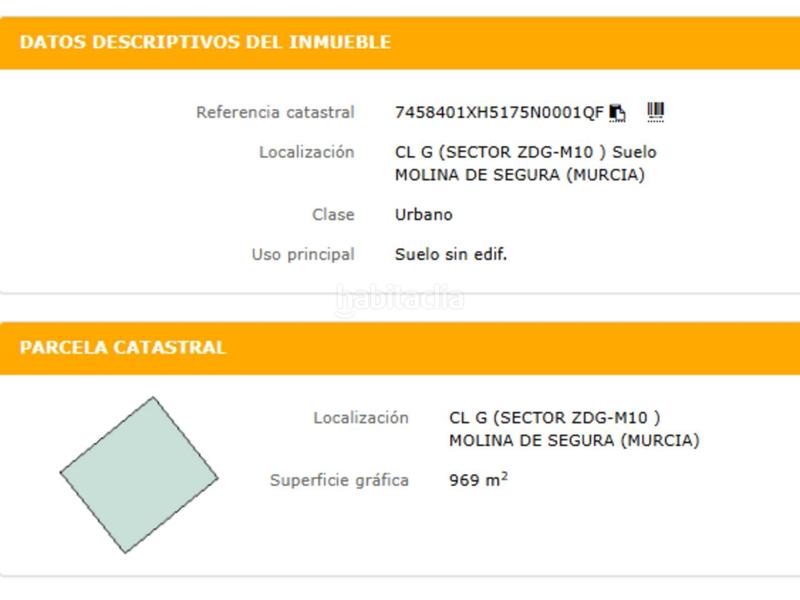 Foto a1ab2867-23eb-404e-95ce-32f47fec3563. Terreny residencial a San Miguel Molina de Segura