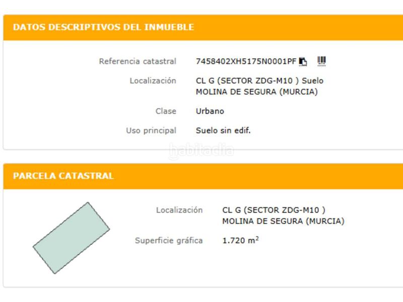 Foto b42978b0-16f4-4e0d-b32c-215657f5339d. Terreny residencial a San Miguel Molina de Segura