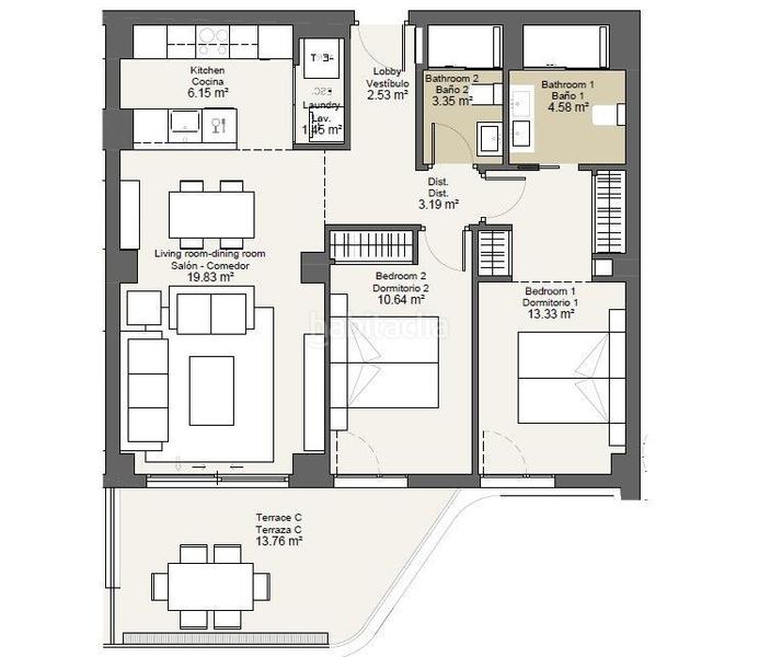 Foto 65d24e56-a4a0-4e83-83c7-3a432995ecc4. Miete appartement mit heizung pool in Poniente-Faro Torre del Mar