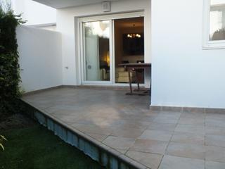 Apartament  Port joan. Bajada de precio! bajo con jardín en residencia con piscina