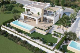 Xalet a Monforte del Cid. Obra nueva  villas de lujo font del llop