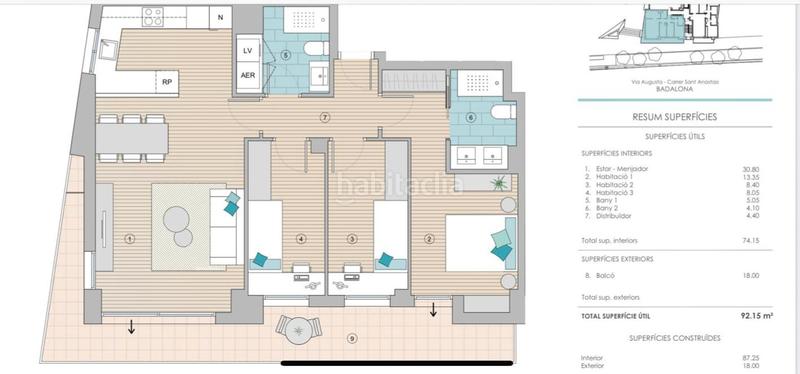 Foto b61c5e11-e074-4233-855f-316ecfaecb41. Rent flat in via augusta 20 in Centre Badalona