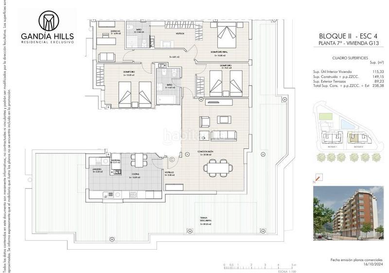 Foto 8362591b-5c9b-4f99-8813-da83a04443ff. Penthouse with pool in Beniopa - Sant Pere Gandia