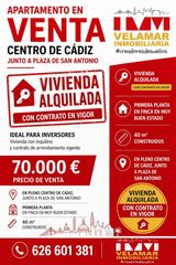 Appartement à Centro Histórico. Oportunidad para inversores en el centro de cádiz