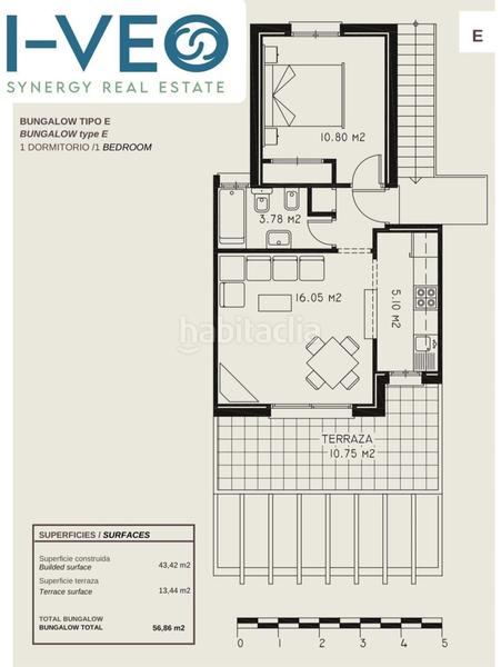 Foto 486db16f-ea29-49e2-8619-e6316e116011. Appartement 43m<sup>2</sup> dans partida tosal de la Cometa 1h dans Calp