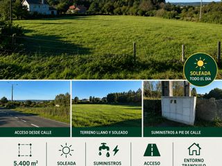 Terreno residencial en Parroquias de Santiago. Terreno en venta en compostela  roxos