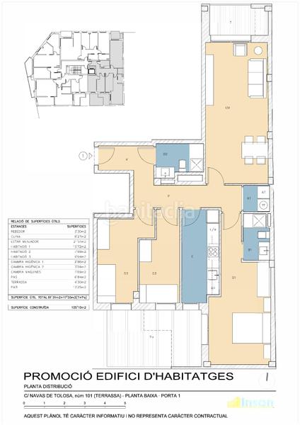 Foto 2f881ff2-998a-4832-aa46-8693ce8bc950. Piano terra con riscaldamento in Segle XX Terrassa