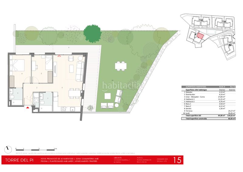 Foto 19aabb1e-e40f-4387-bc2e-24adbf25ac20. Planta baja 92m<sup>2</sup> en carrer de valentí almirall 1 obra nueva en el papiol: pisos con jardín, terrazas y piscina comunitaria en Papiol (El)