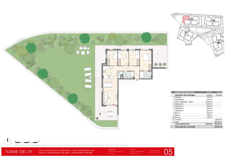 Foto 41b9c340-d2bb-493e-ab2c-f6eefb827339. Planta baja 92m<sup>2</sup> en carrer de valentí almirall 1 obra nueva en el papiol: pisos con jardín, terrazas y piscina comunitaria en Papiol (El)