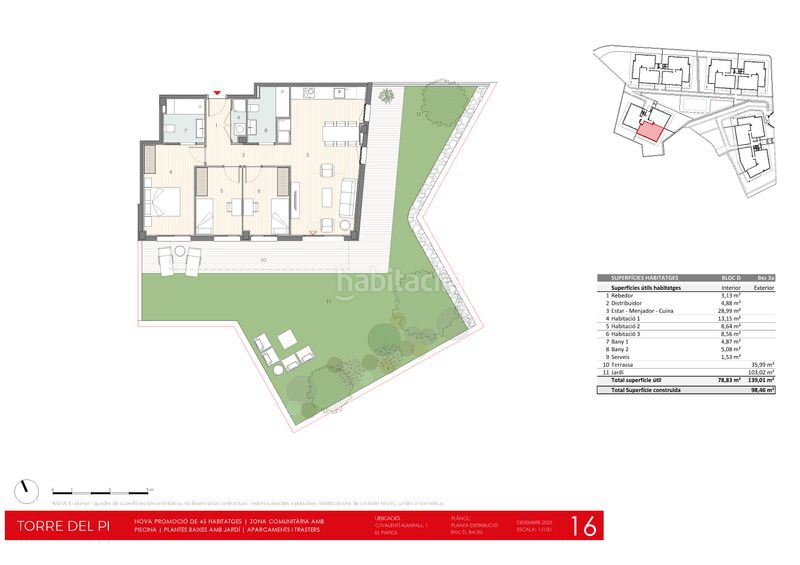 Foto 5f83c560-c0cf-4677-8752-65cf54b80d17. Planta baja 92m<sup>2</sup> en carrer de valentí almirall 1 obra nueva en el papiol: pisos con jardín, terrazas y piscina comunitaria en Papiol (El)
