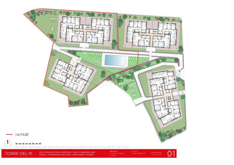 Foto 878a15a0-a2d7-460a-b065-77c8887923c8. Planta baja 92m<sup>2</sup> en carrer de valentí almirall 1 obra nueva en el papiol: pisos con jardín, terrazas y piscina comunitaria en Papiol (El)