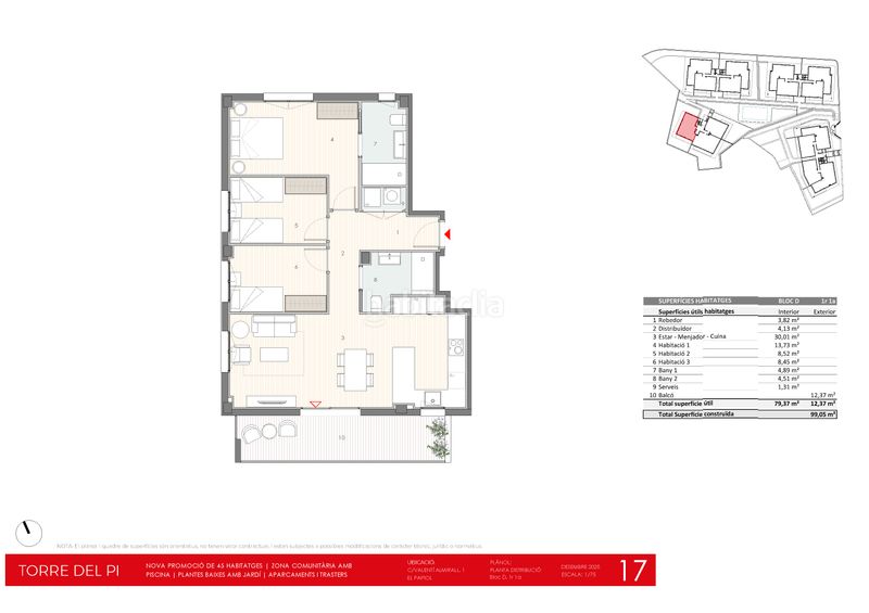 Foto b0216d79-3a3c-4f58-b289-25119ac83f7a. Planta baja 92m<sup>2</sup> en carrer de valentí almirall 1 obra nueva en el papiol: pisos con jardín, terrazas y piscina comunitaria en Papiol (El)
