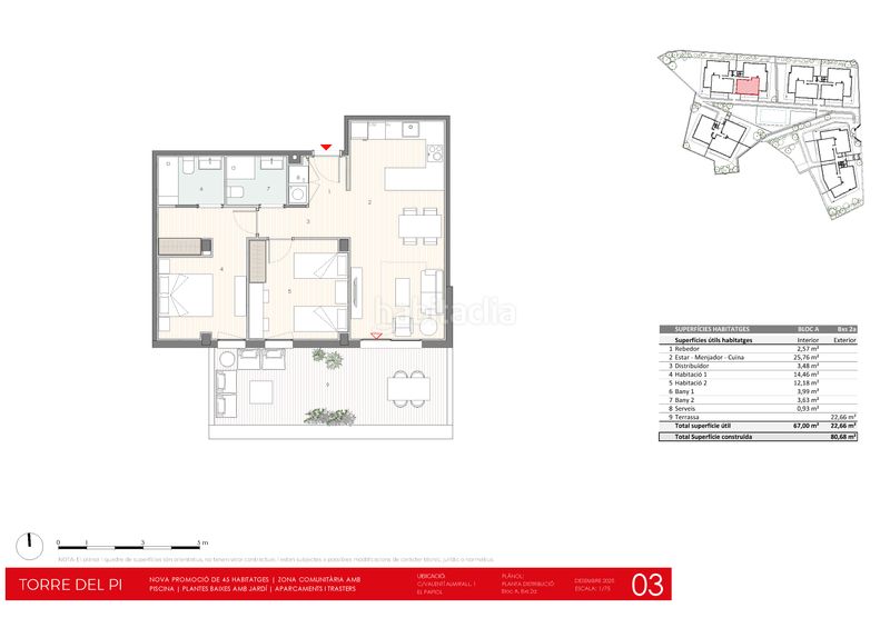 Foto e11e6c78-8481-4cee-8a00-a5bbb5813be5. Planta baja 92m<sup>2</sup> en carrer de valentí almirall 1 obra nueva en el papiol: pisos con jardín, terrazas y piscina comunitaria en Papiol (El)