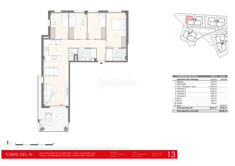 Foto ebe45ce0-e254-4320-8147-ce8d60ca3d92. Planta baja 92m<sup>2</sup> en carrer de valentí almirall 1 obra nueva en el papiol: pisos con jardín, terrazas y piscina comunitaria en Papiol (El)