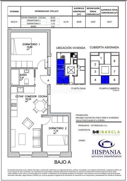Foto e611022b-0fd2-4dd4-a641-dc11642b8959. Erdgeschoss in La Caleta - La Viña Cádiz