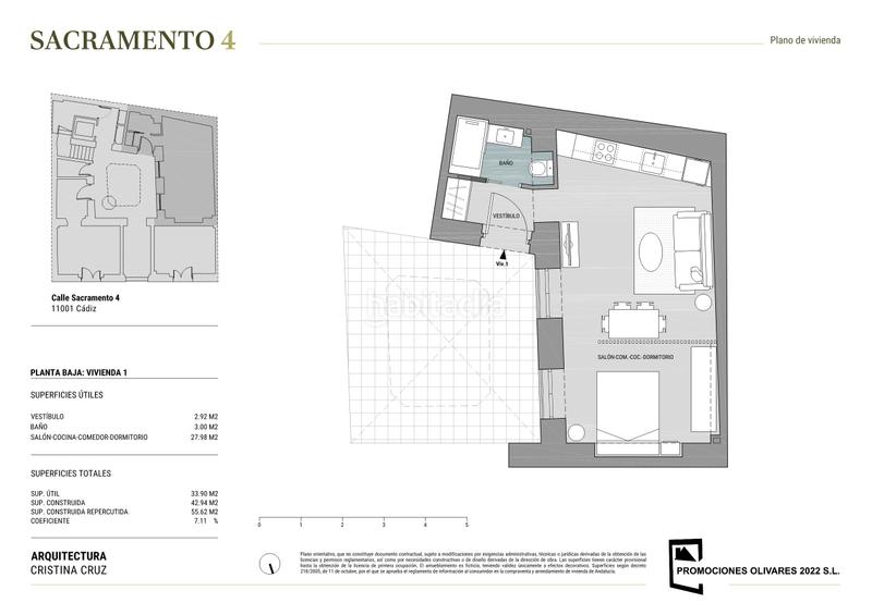 Foto b2be2d0f-8681-459b-b666-ba668e4673c7. Rez-de-chaussée 55m<sup>2</sup> dans calle sacramento 4 dans Centro Histórico Cádiz