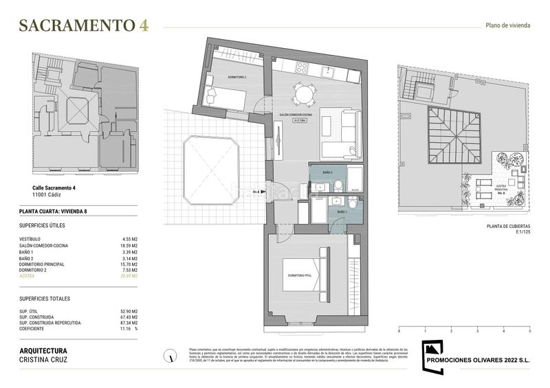 Foto 71ba92e4-9955-434e-b1b4-9876804e813e. Appartement 87m<sup>2</sup> dans calle sacramento 4 dans Centro Histórico Cádiz