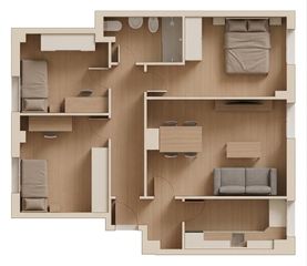 Etagenwohnung in La Caleta - La Viña. Magnífico piso de 3 dormitorios junto a la playa de la caleta