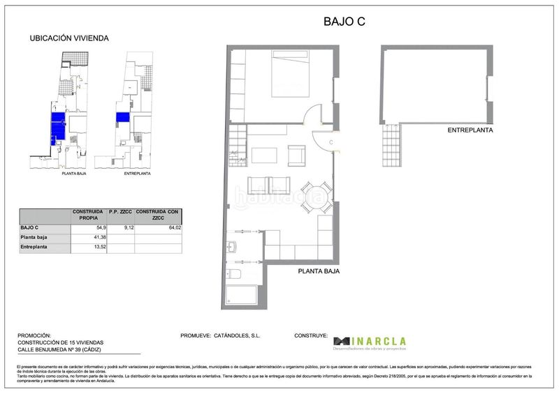 Foto 93340a7f-3cef-4b0f-b784-5e3f27d4ac1b. Planta baja exclusiva obra nueva con piscina en el centro ! junto al teatro falla y la caleta en Cádiz