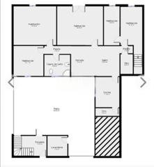 Casa  Alberchigo. Casa con garaje para 8 coches, 5 habitaciones y azotea transitab