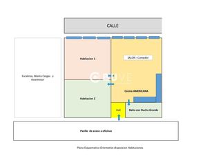 Büro  Arco ladrillo. Vendo oficina piso en paseo arca real reformado completamente y