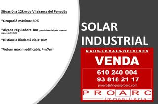 Solar industrial en L´Espirall. Solar industrial en venda