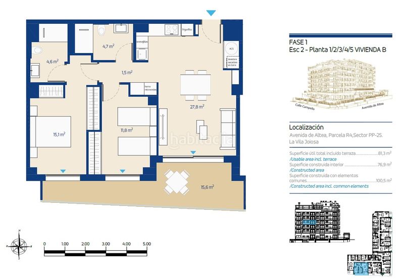 Foto 7fc393c3-1f07-419c-81d9-191a3a95217b. Apartament amb calefacció piscina a Poble Nou-Montiboli Vila Joiosa (la)